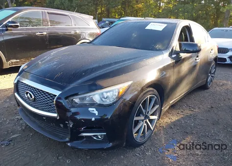 2015 Infiniti Q50 Premium from USA, damaged, VIN JN1BV7AR6FM423248